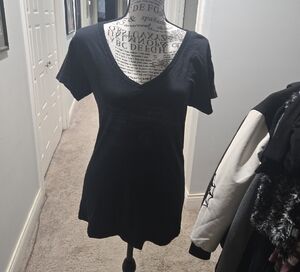 Huk Black V-Neck T-Shirt